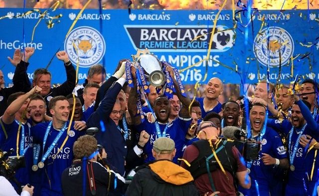 Leicester City giành được được chiếc cúp ngoại hạng anh