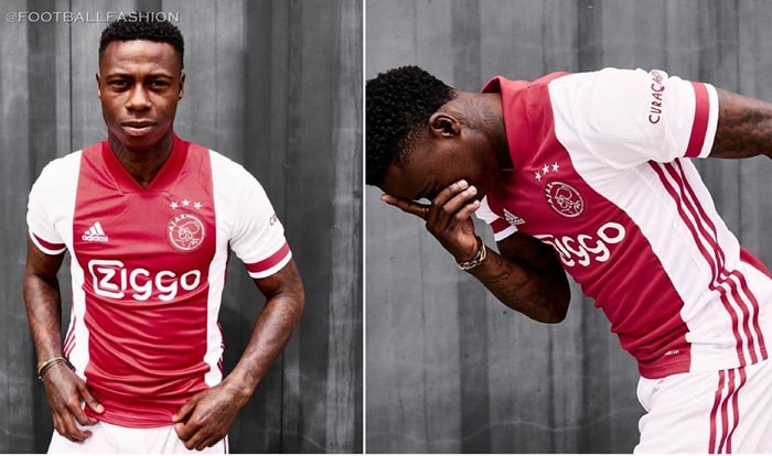 Mẫu áo của Ajax trên sân nhà