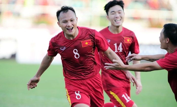 Trọng Hoàng là cái tên không thể thiếu trong đội tuyển bóng đá Việt Nam