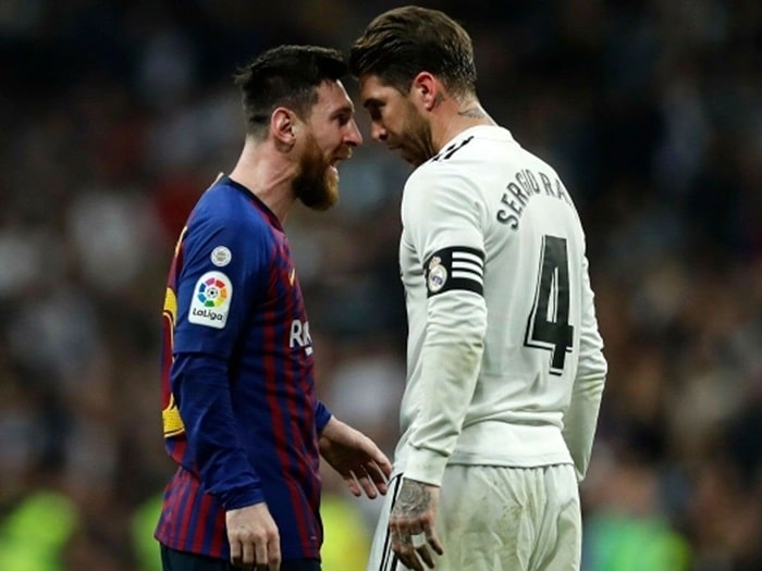 Sergio Ramos và Messi